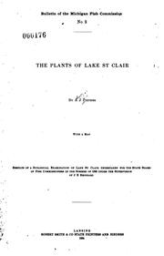 Cover of: The Plants of Lake St. Clair