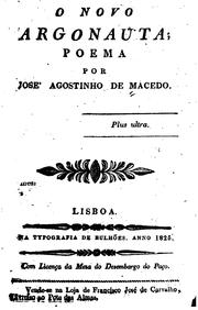 Cover of: O novo argonauta, poema