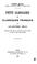 Cover of: Petit glossaire des classiques francais du dix-septieme siecle: contenant les mots et locutions ...