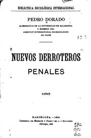 Cover of: Nuevos derroteros penales