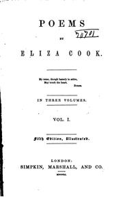Cover of: Poems in 3 (4) Vols by Eliza Cook
