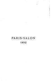 Cover of: Paris-salon