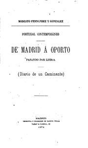 Cover of: Portugal Contemporáneo: De Madrid Á Oporto