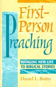 First-person preaching by Daniel Buttry