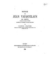 Cover of: Notice sur Jean Vauquelain de Dieppe lieutenant de vaisseau (1727-1764): D ...