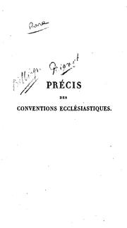 Cover of: Précis historique & analytique des Pragmatiques, Concordats, Declaration, Constitution & autres ...