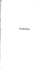 Cover of: Poesías de D. Antonio Ros de Olano