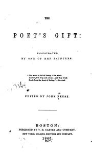Cover of: The Poet's Gift: Illustrated by One of Her Painters