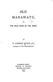 Cover of: Old Manawata: Or, The Wild Days of the West