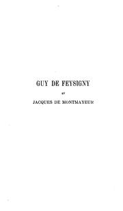 Cover of: Orgueil féodal: Guy de Feysigny et Jacques de Montmayeur