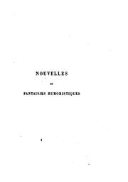 Cover of: Nouvelles et fantaisies humoristiques