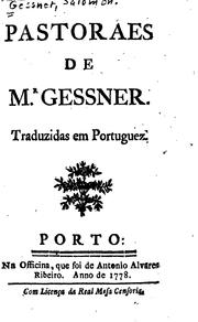 Cover of: Pastoraes: Traduzidas em Portuguez