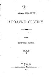 Cover of: Nová rukověť správné češtiny