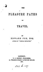 Cover of: The pleasure paths of travel