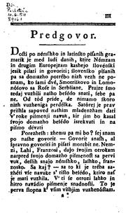 Cover of: Pismenost: ali, Gramatika sa perve shole by Valentin Vodnik
