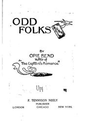 Cover of: Odd Folks