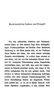 Cover of: Pindar's Leben and Dichtung