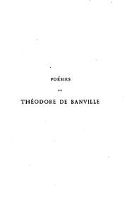 Cover of: Poésies de Théodore de Banville: Idylles Prussiennes (1870-1871) by Théodore Faullain de Banville