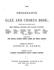 Cover of: Progressive Music Lessons: A Course Instruction Prepared for the Use of Public Schools