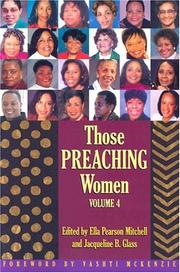 Front cover of Those Preaching Women by Unknown