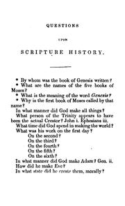 Cover of: Questions upon Scripture history