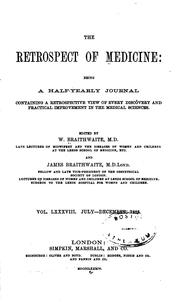 Cover of: The Retrospect of Medicine by William Braithwaite, William Braithwaite