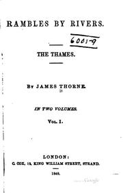 Cover of: Rambles by Rivers: The Thames