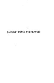 Cover of: Robert Louis Stevenson: A Life Story in Criticism