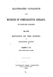 Cover of: ... Revision of the Echini