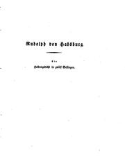 Cover of: Rudolph von Habsburg: Ein Heldengedicht in zwölf Gesängen