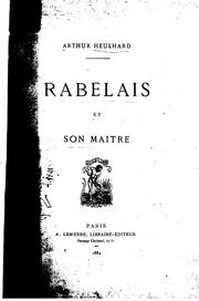 Cover of: Rabelais et son maitre