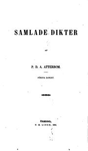 Cover of: Samlade dikter af P. D. A. Atterbom