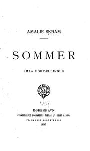 Cover of: Sommer: smaa fortaellinger