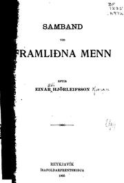 Cover of: Samband við framliðna menn by Einar Gísli Hjörleifsson Kvaran