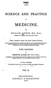 Cover of: The Science and practice of medicine v. 2