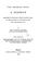 Cover of: The Speaking Dead: A Sermon Preached in Hyndland Church, March 23, 1884, on the Occasion of the ...