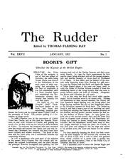 Cover of: Rudder by Thomas Fleming Day
