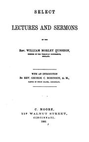 Cover of: Select Lectures and Sermons