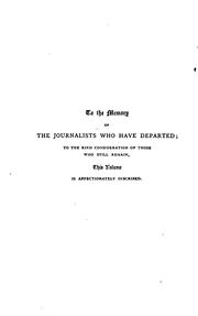 Cover of: Reminiscences of a Journalist