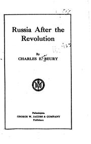 Cover of: Russia After the Revolution