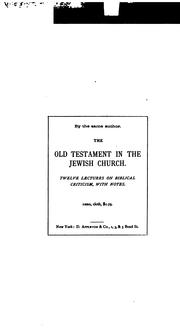 Cover of: The Prophets of Israel and Their Place in History to the Close of the Eighth Century, B. C ...