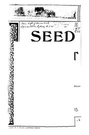 Cover of: Seed Wheat: An Investigation and Discussion of the Relative Value as Seed of ...