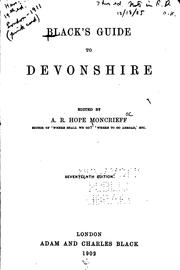 Cover of: Black's Guide to Devonshire