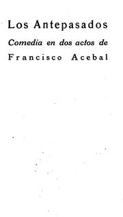 Cover of: Los antepasados