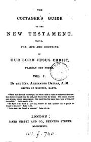 Cover of: The cottager's guide to the New Testament by 