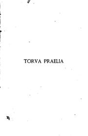 Cover of: Torva praelia