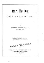 Cover of: St. Kilda Past and Present