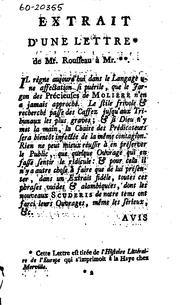 Cover of: Dictionnaire néologique à l'usage des beauxesprits du siècle avec l'éloge historique de Pantalon ...