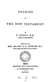 Cover of: Studies on the New Testament [tr. by E. Lyttelton] ed. by W.H. Lyttelton