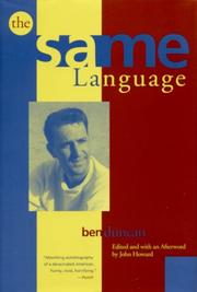The same language by Ben Duncan